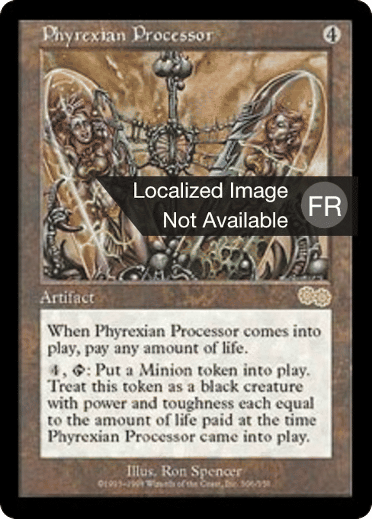 Processeur phyrexian — Urza's Saga — Magic: The Gathering