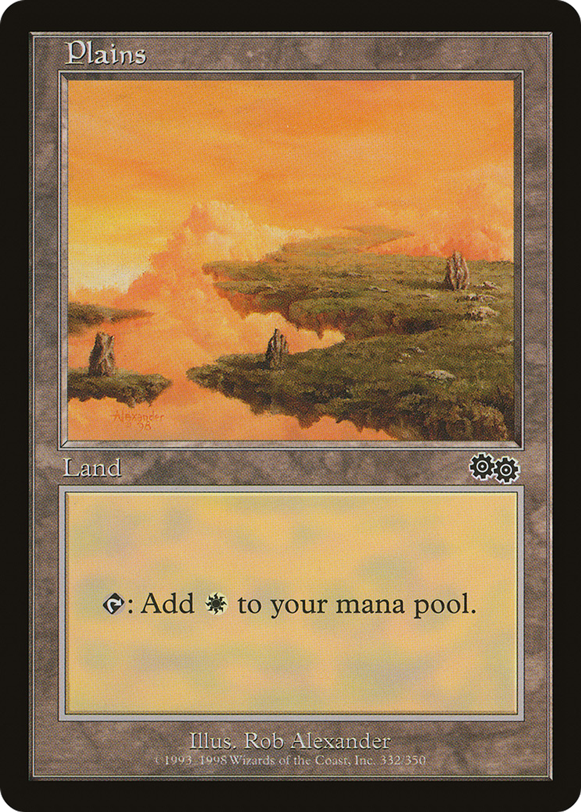 Plaine — Urza's Saga — Magic: The Gathering