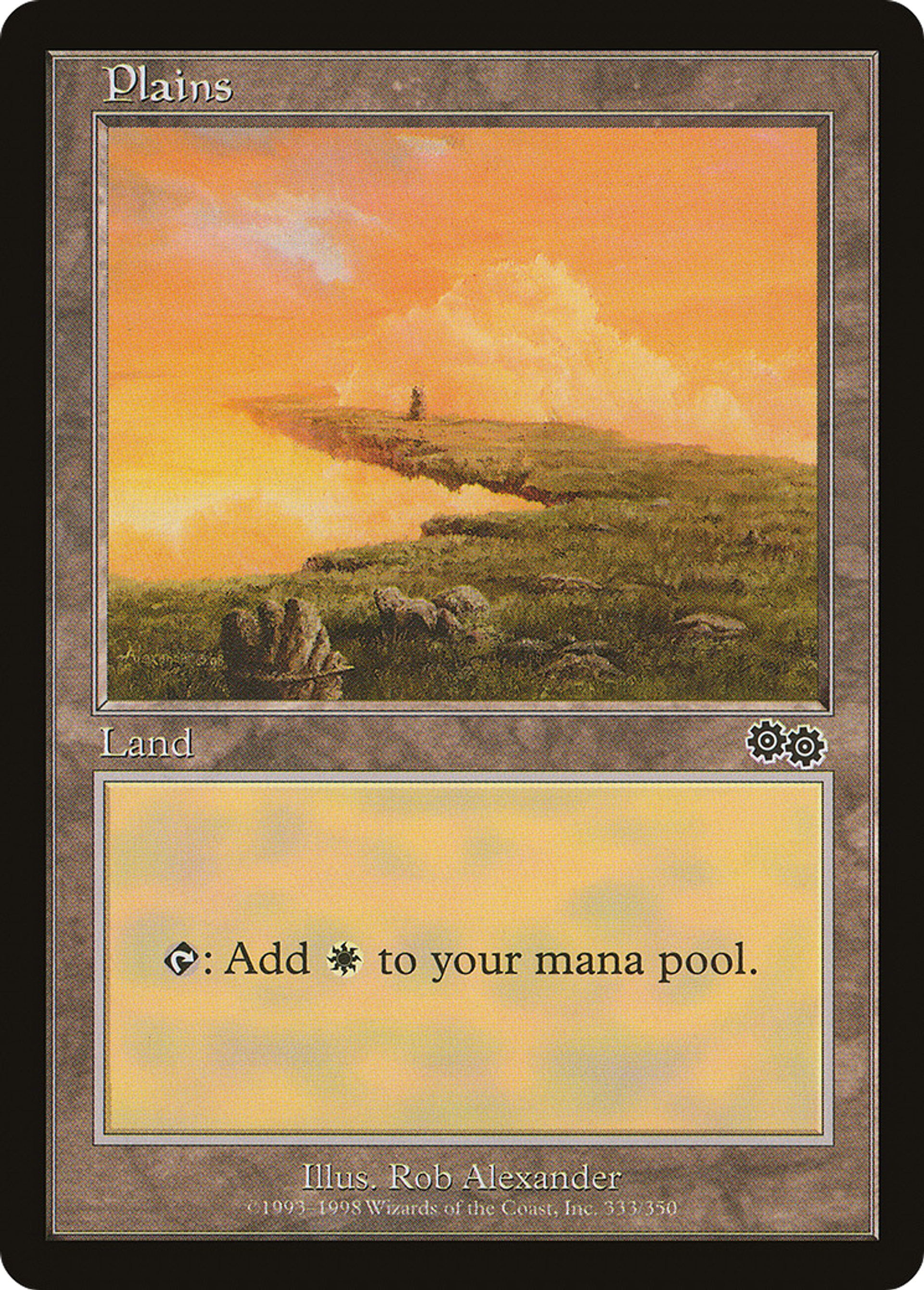 Plaine — Urza's Saga — Magic: The Gathering