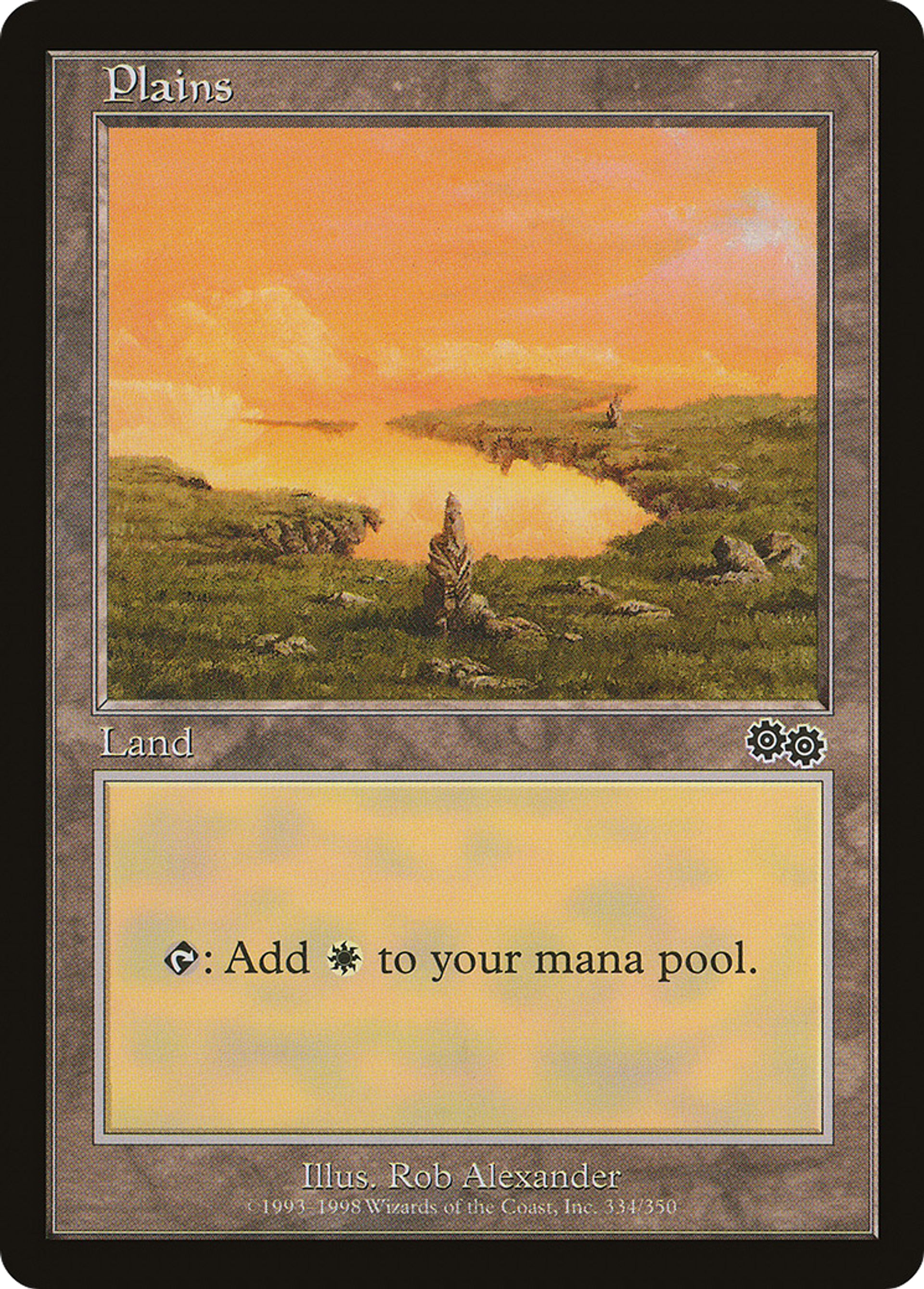 Plaine — Urza's Saga — Magic: The Gathering