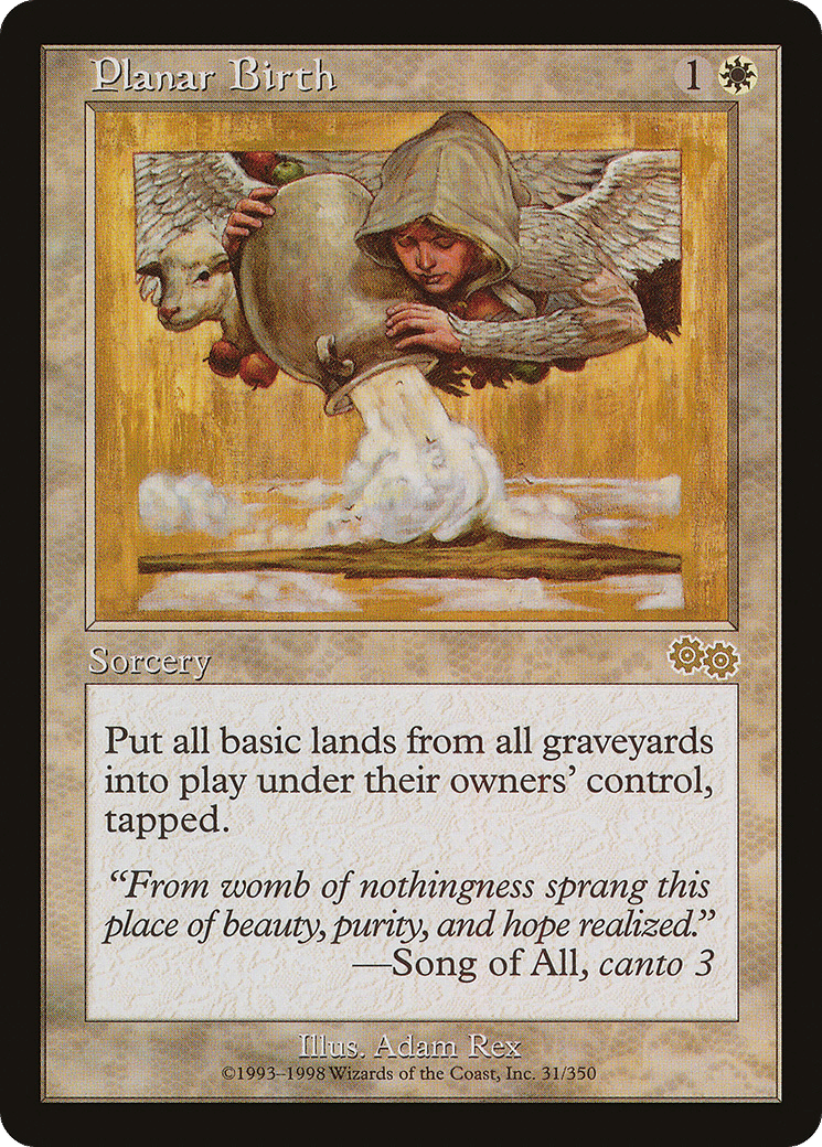 Planar Birth — Urza's Saga — Magic: The Gathering
