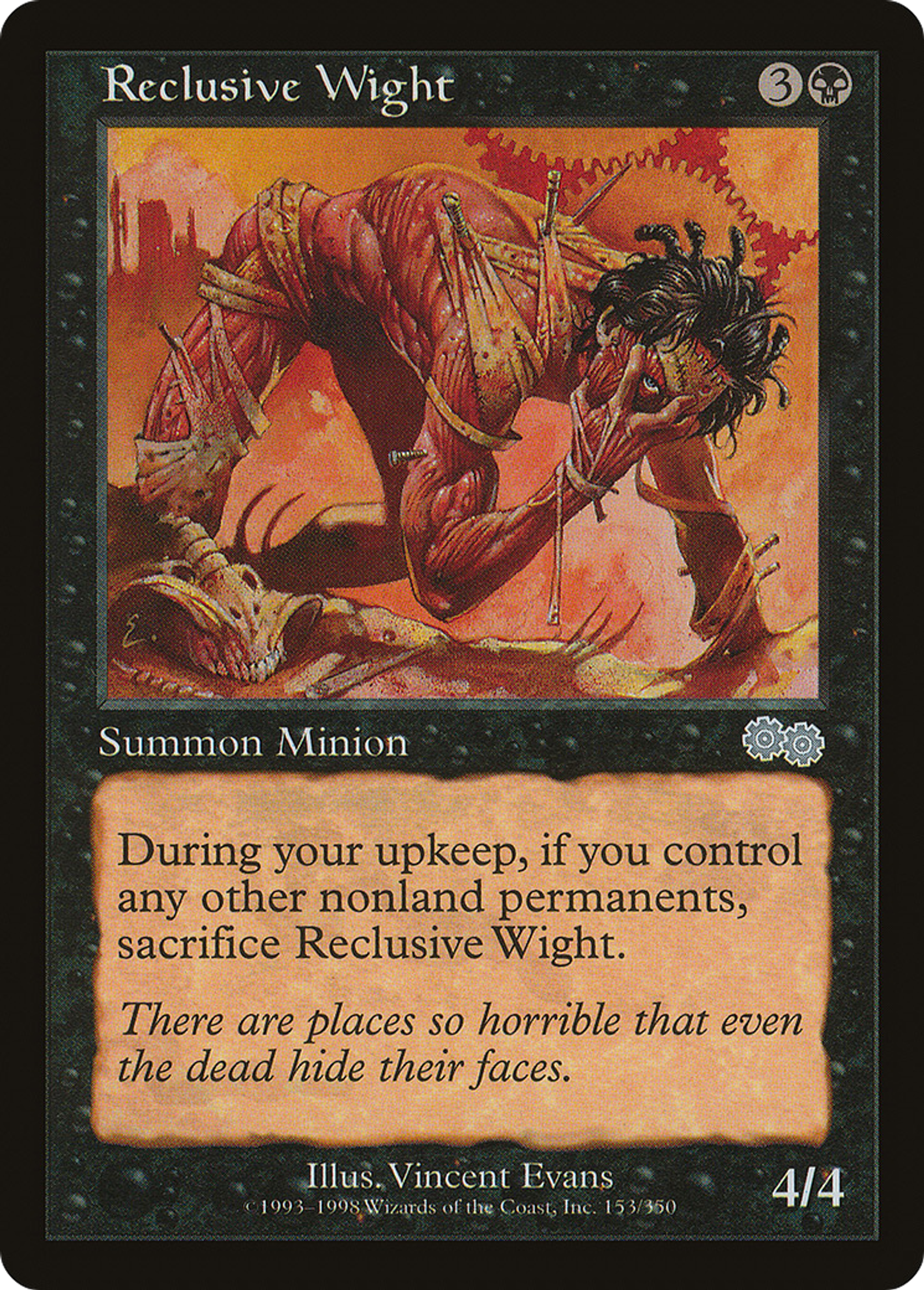 Reclusive Wight — Urza's Saga — Magic: The Gathering