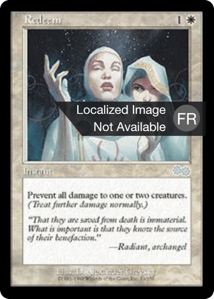 Rachat des péchés — Urza's Saga — Magic: The Gathering