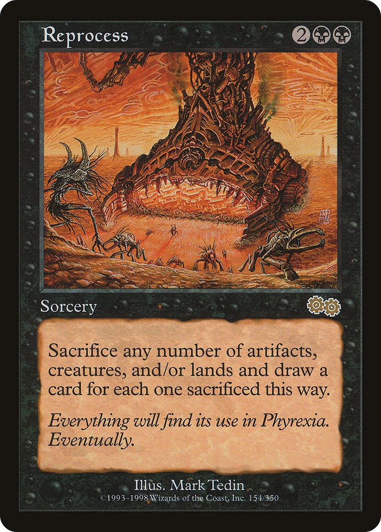 Reprocess — Urza's Saga — Magic: The Gathering