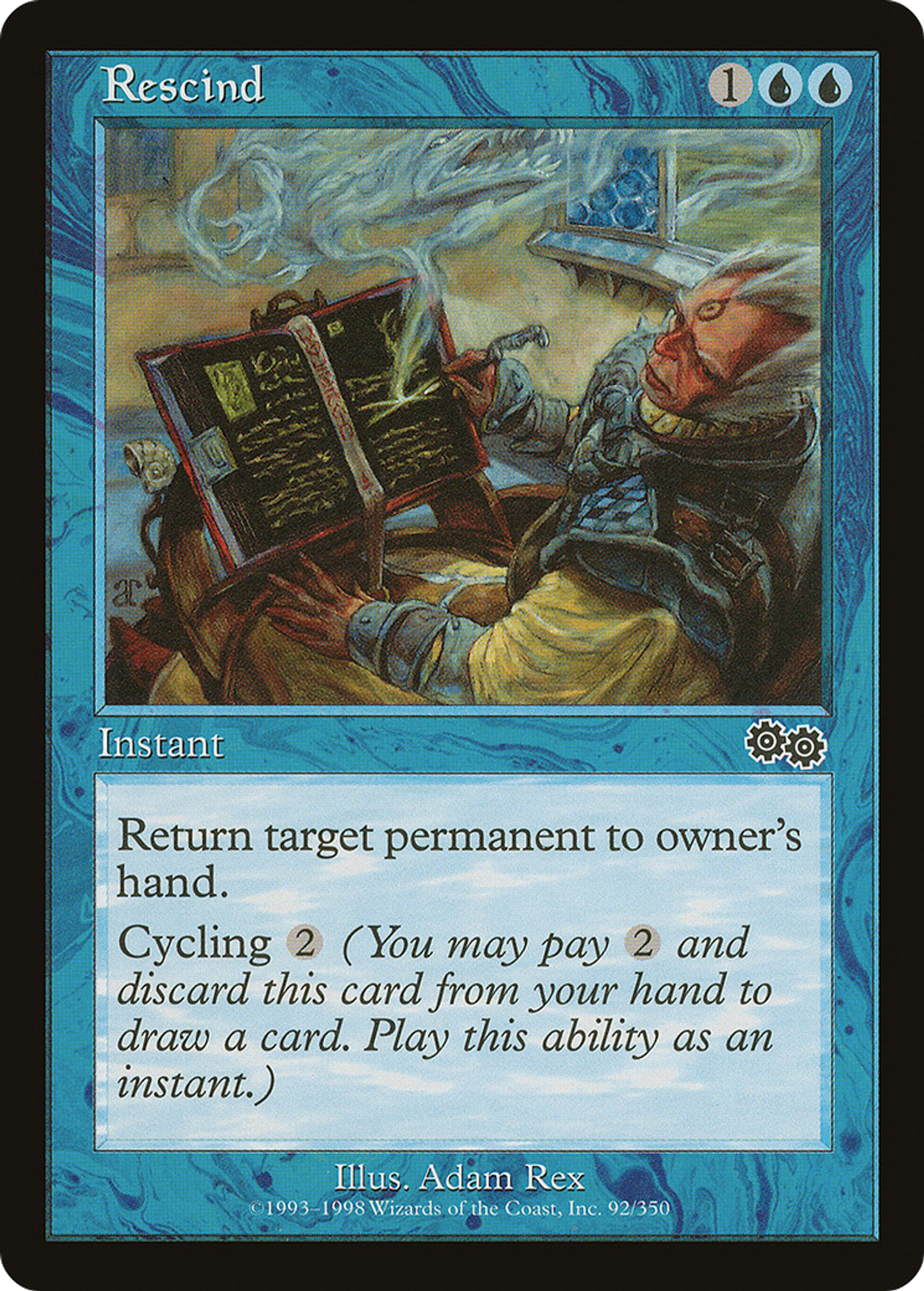Rescind — Urza's Saga — Magic: The Gathering