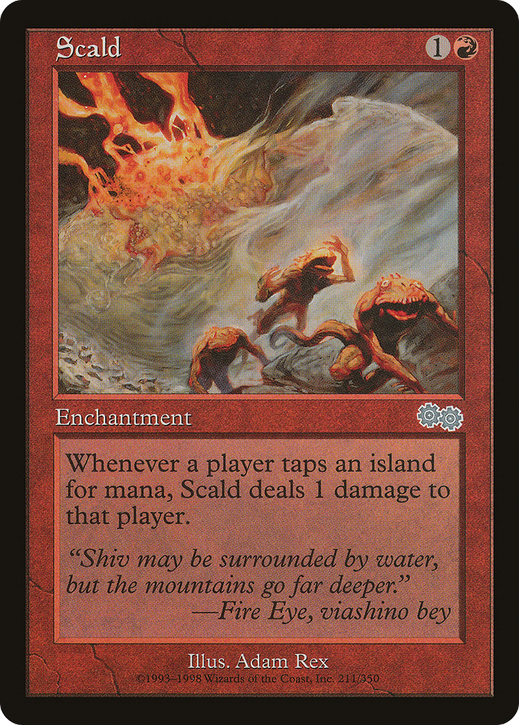 Scald — Urza's Saga — Magic: The Gathering