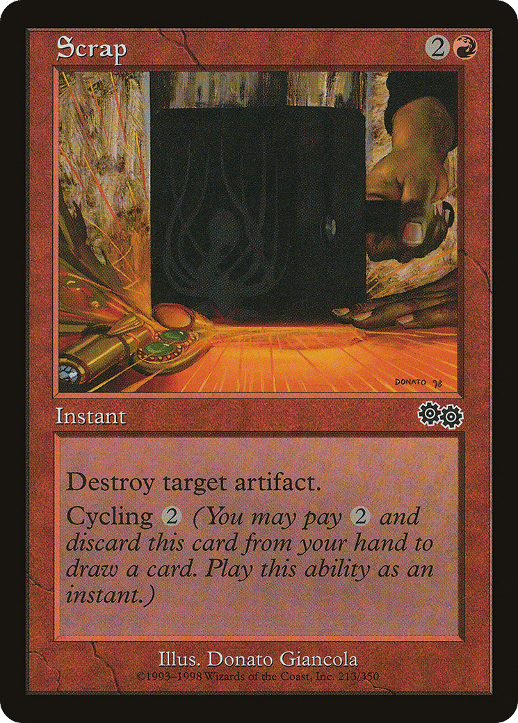 Scrap — Urza's Saga — Magic: The Gathering