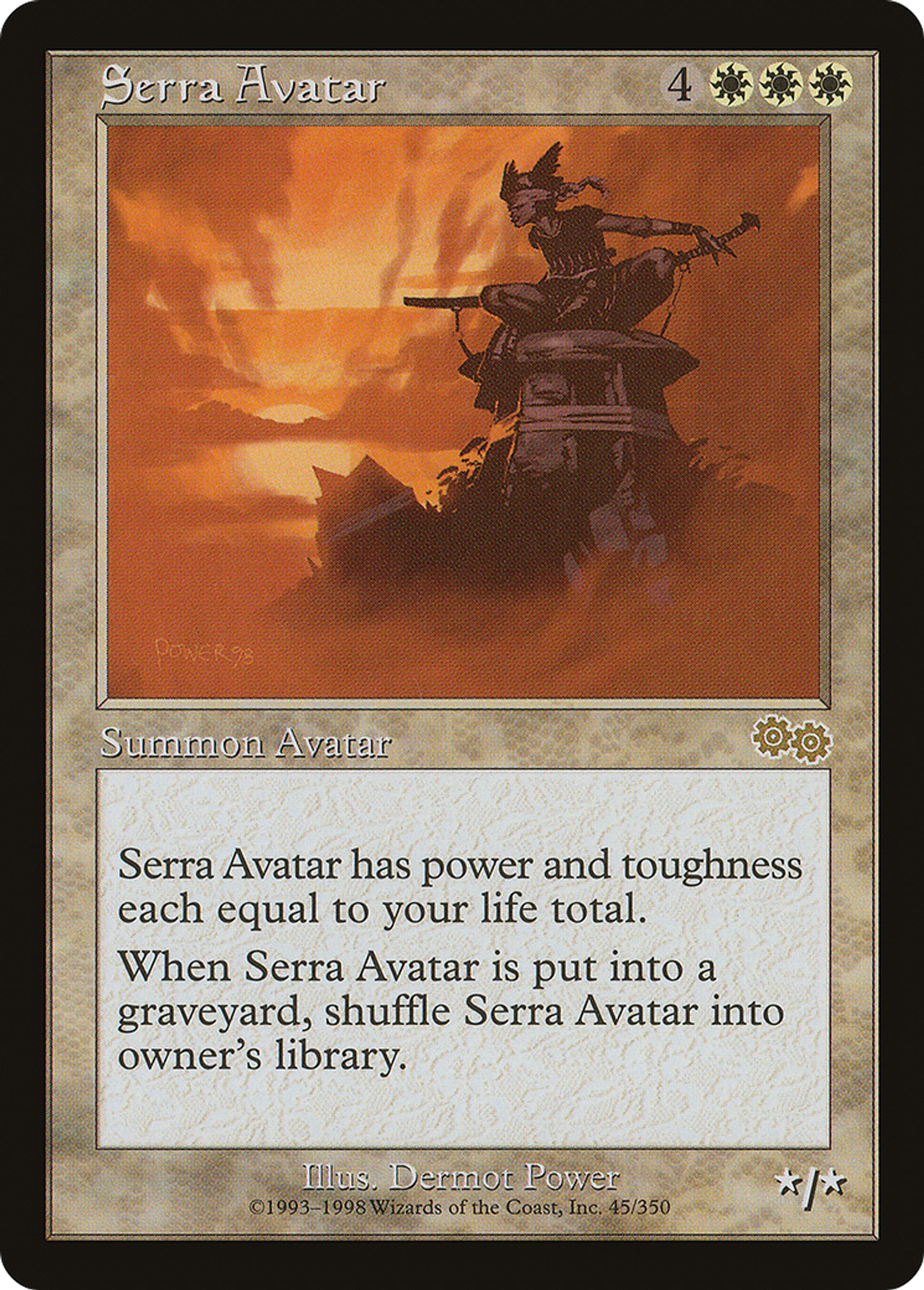 Avatar de Serra — Urza's Saga — Magic: The Gathering