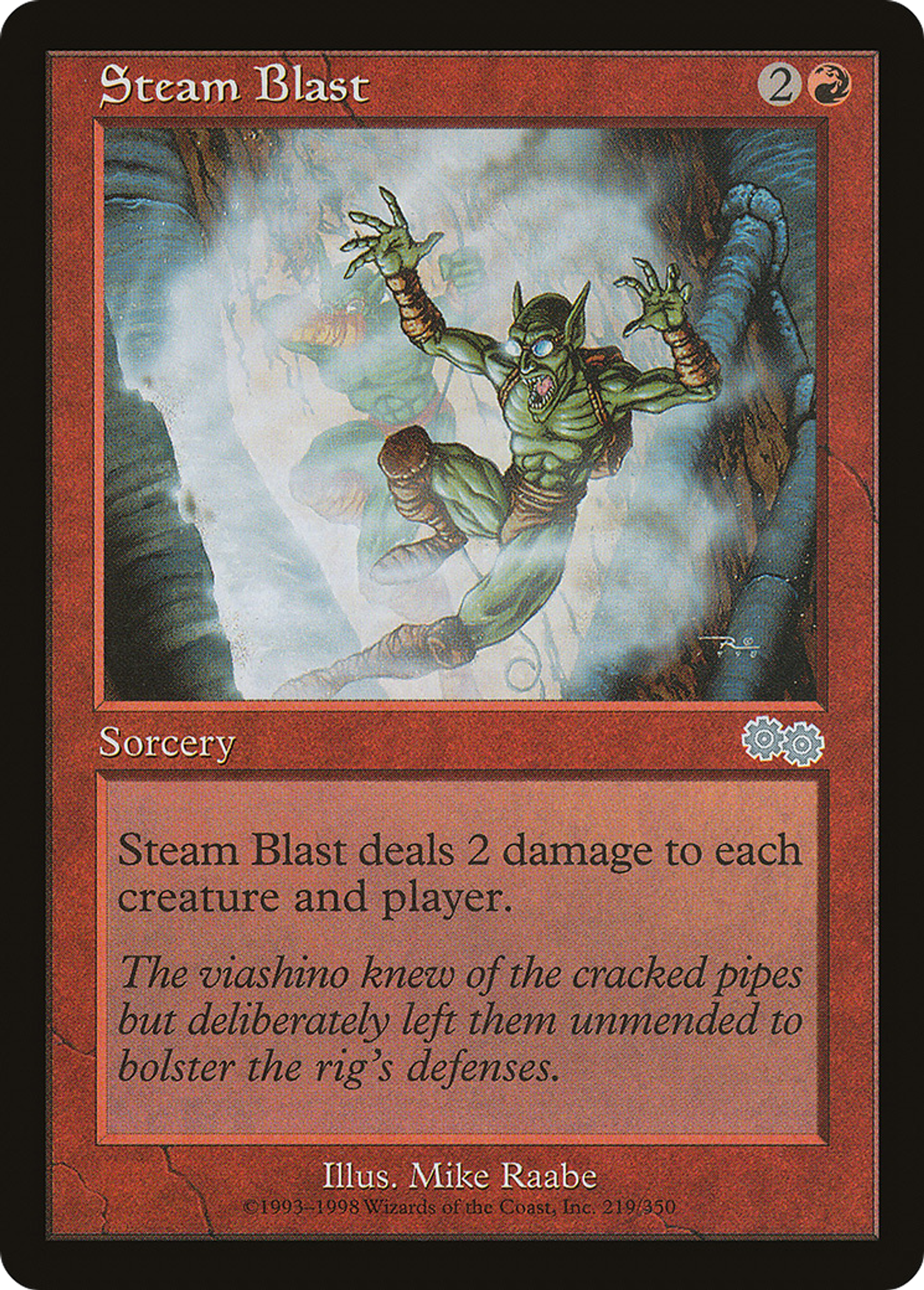 Salve de vapeur — Urza's Saga — Magic: The Gathering