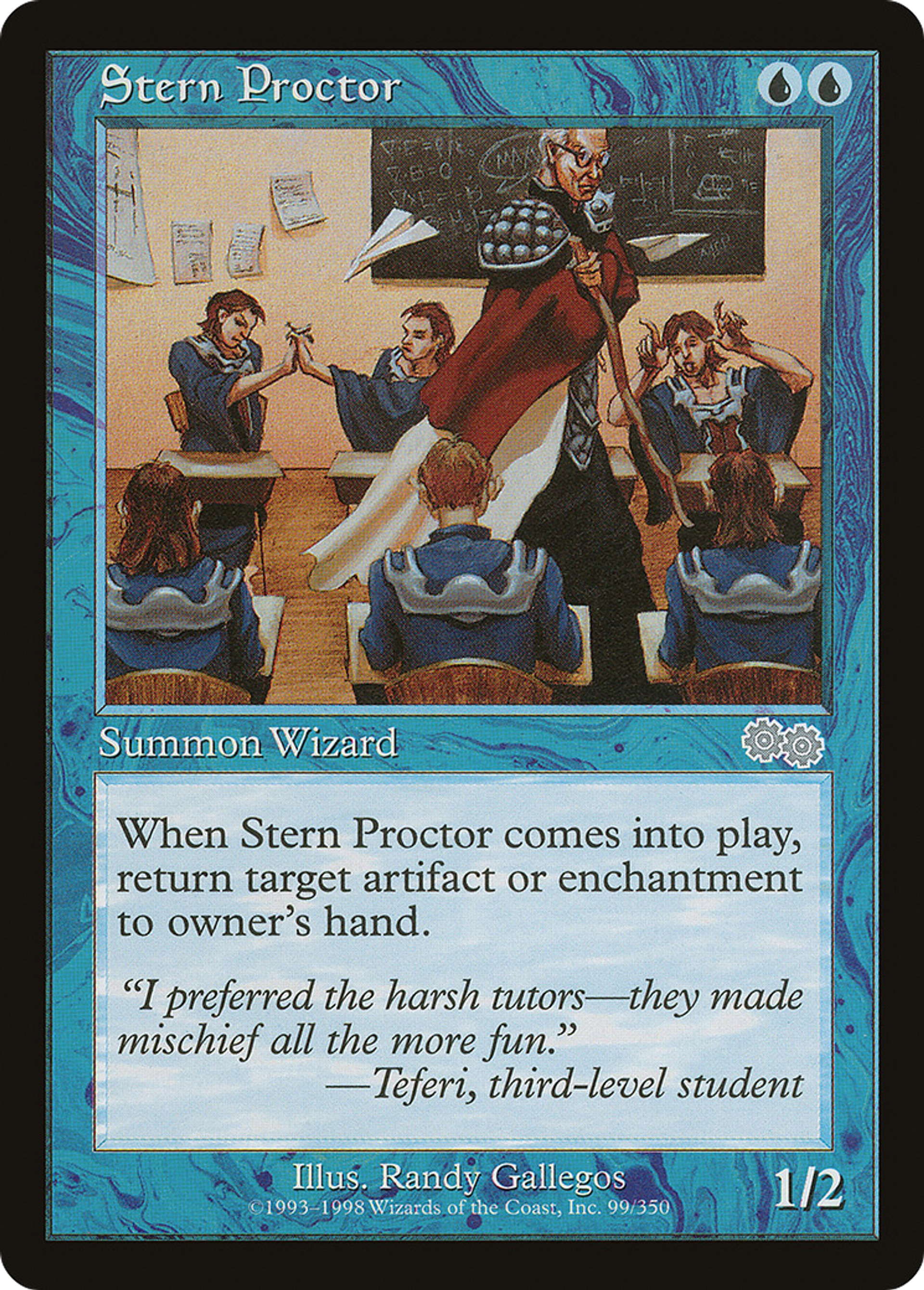 Stern Proctor — Urza's Saga — Magic: The Gathering