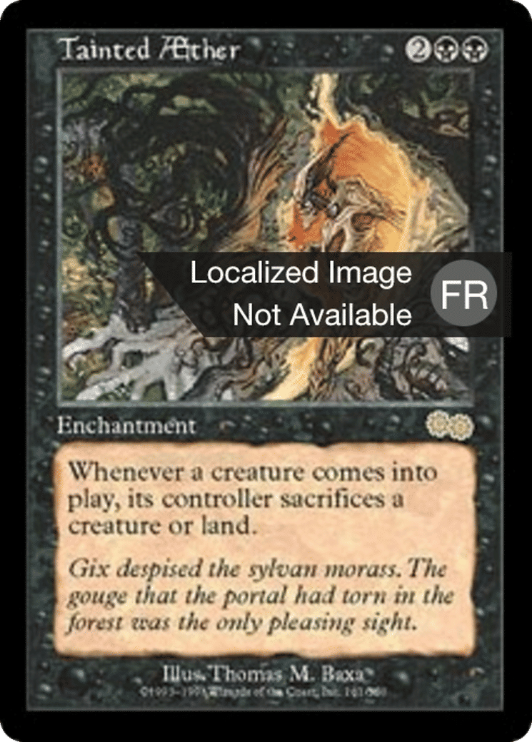 Aether souillé