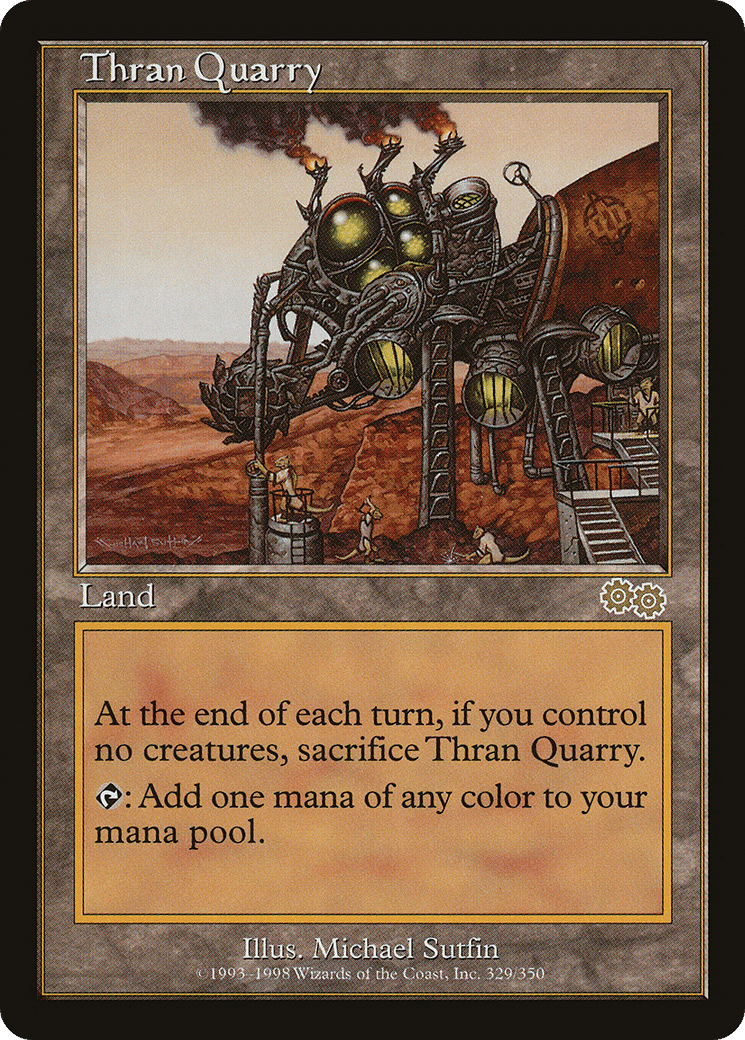 Thran Quarry — Urza's Saga — Magic: The Gathering