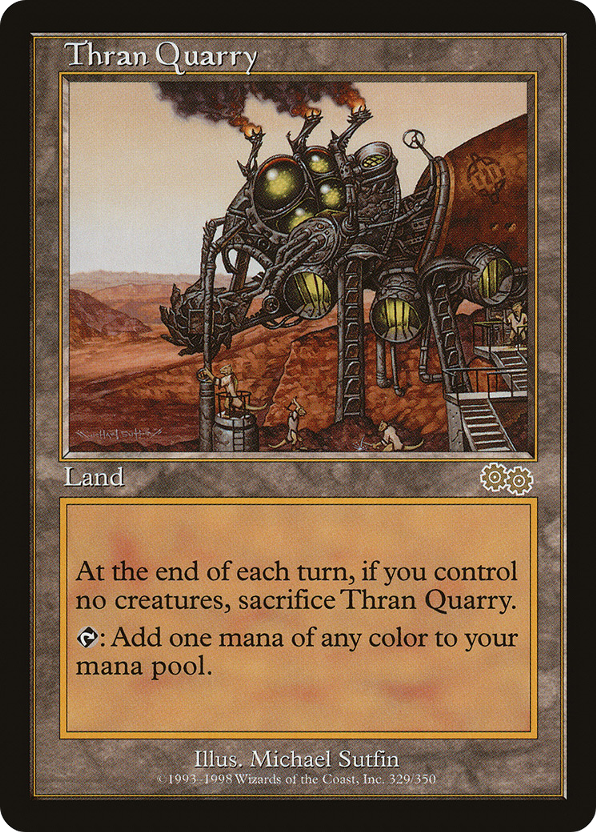 Thran Quarry — Urza's Saga — Magic: The Gathering