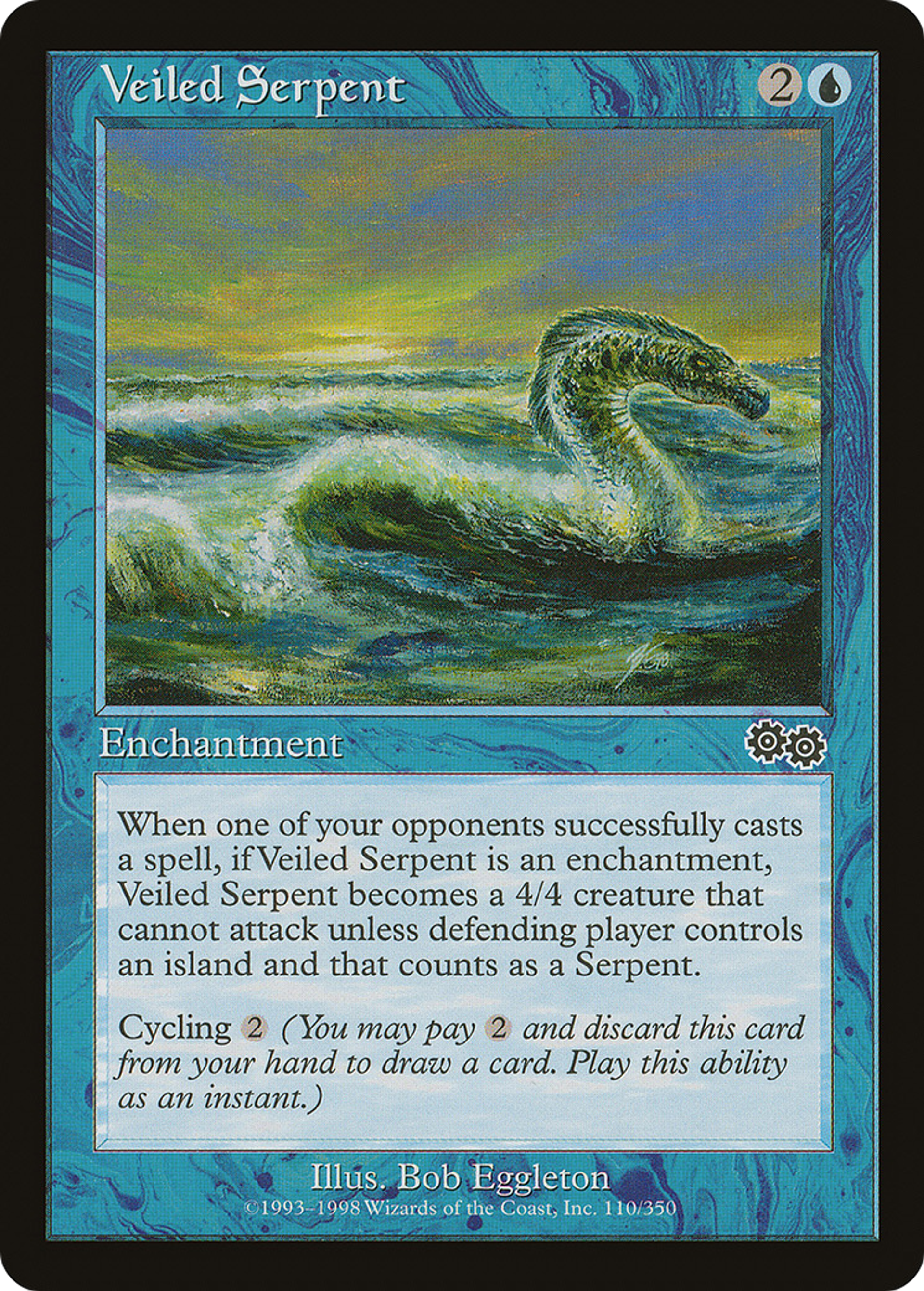Veiled Serpent — Urza's Saga — Magic: The Gathering