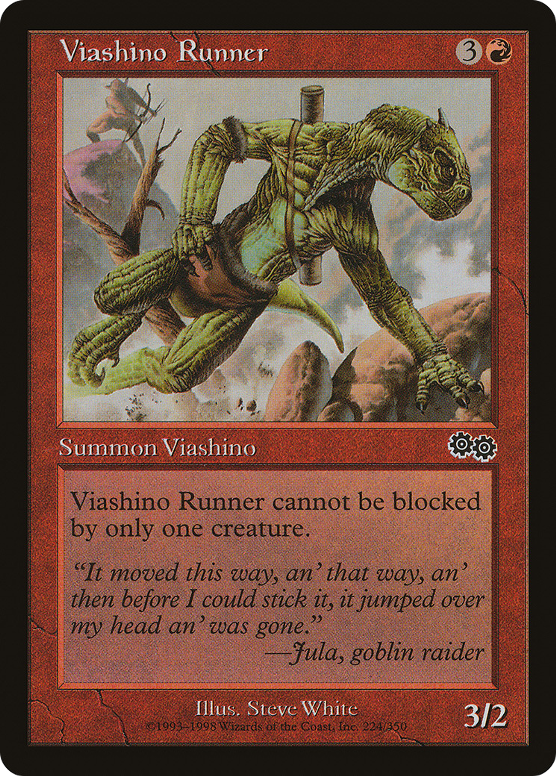 Coureur viashino — Urza's Saga — Magic: The Gathering
