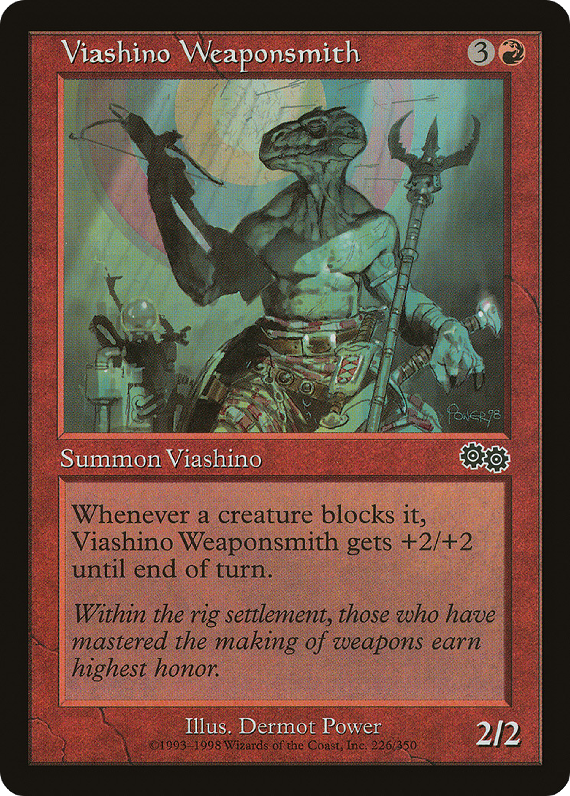 Forgeur d'armes Viashino — Urza's Saga — Magic: The Gathering