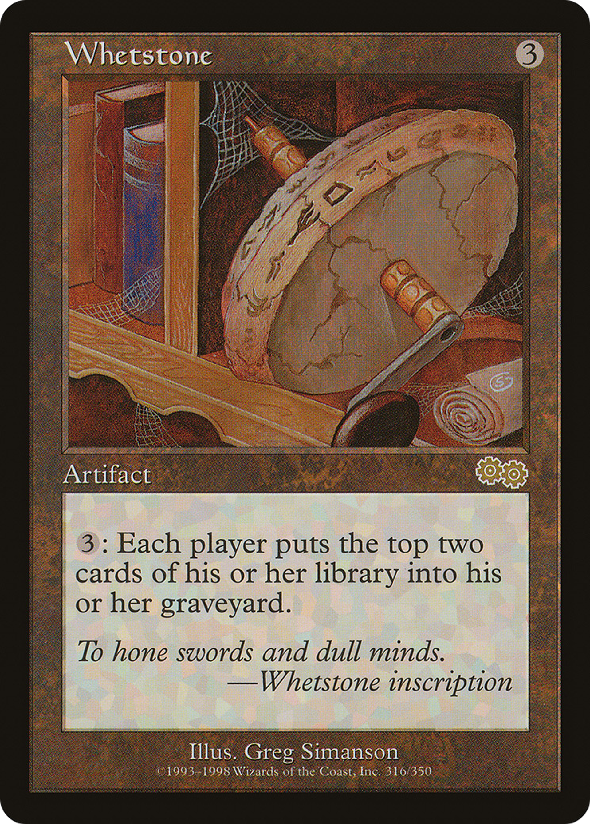 Whetstone — Urza's Saga — Magic: The Gathering