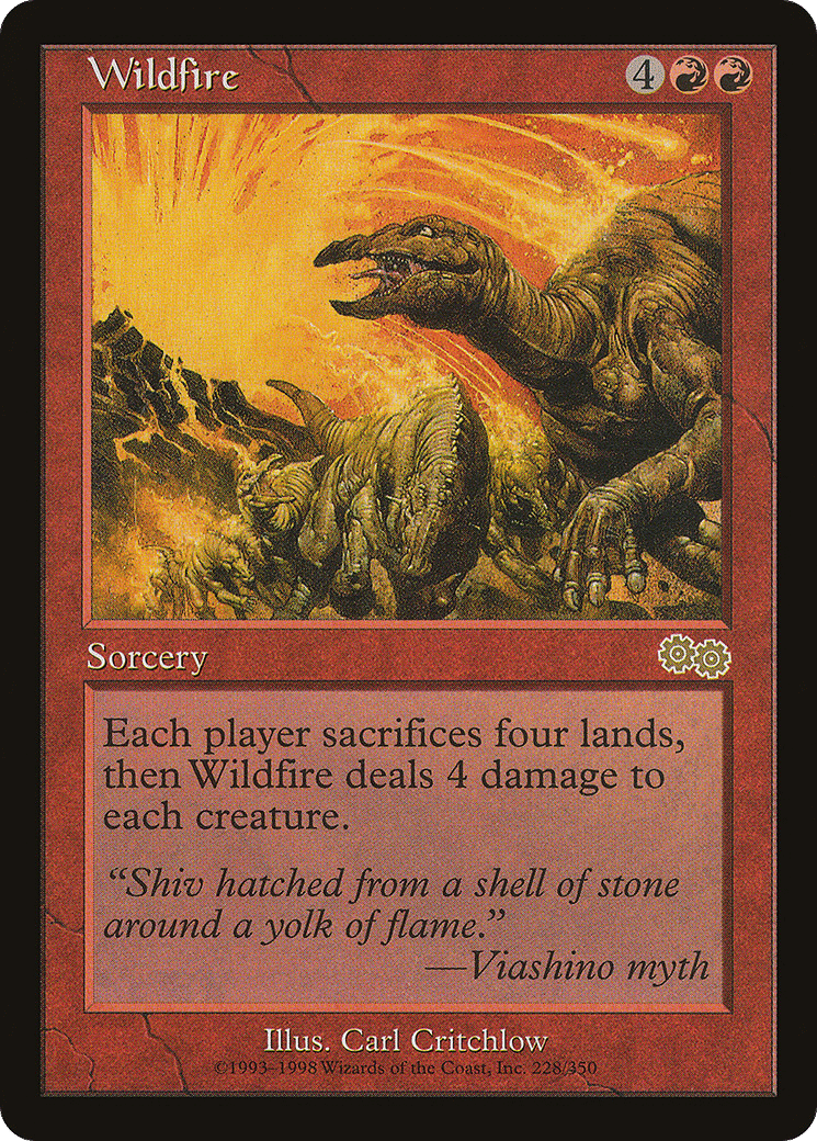 Wildfire — Urza's Saga — Magic: The Gathering