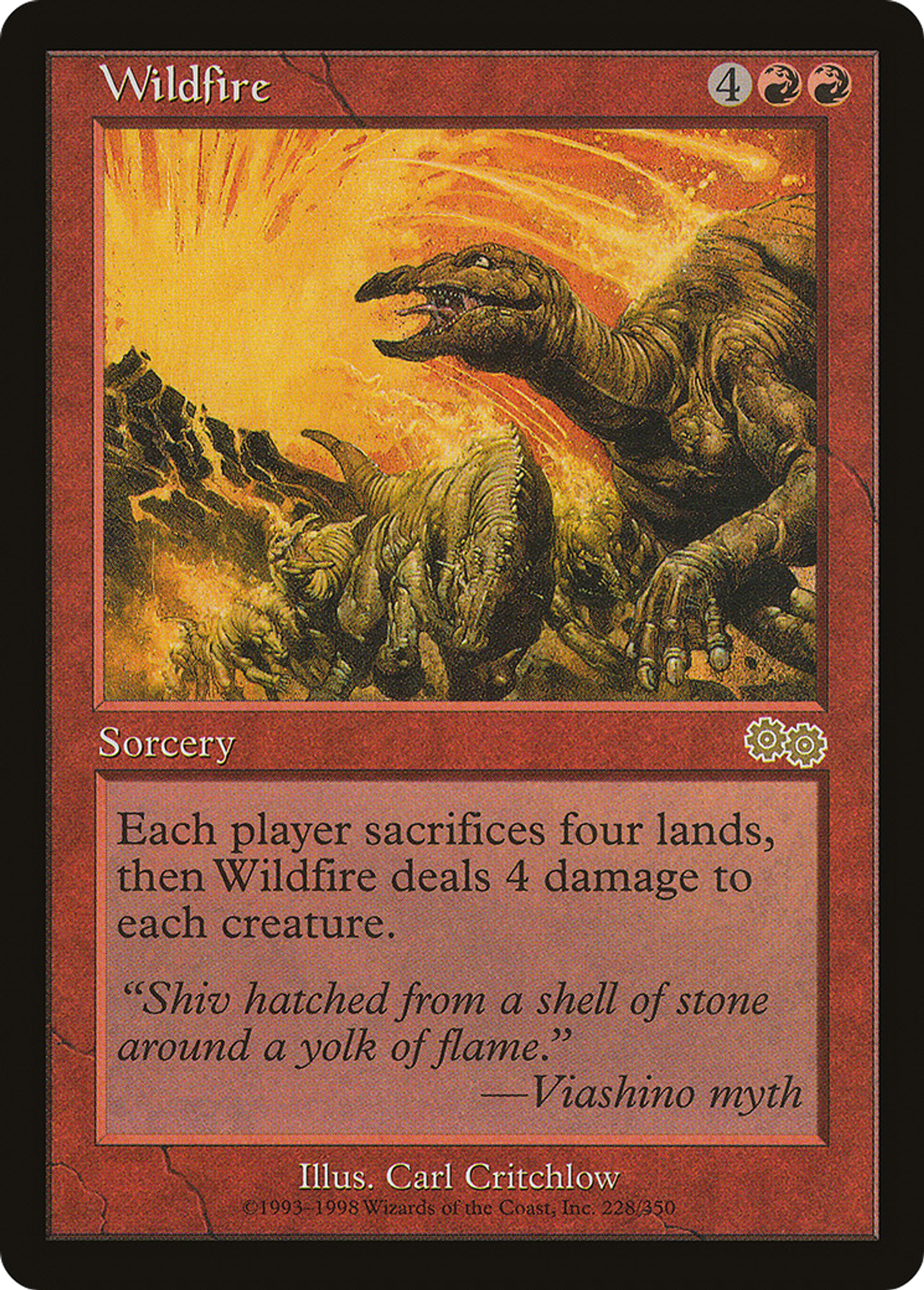 Wildfire — Urza's Saga — Magic: The Gathering