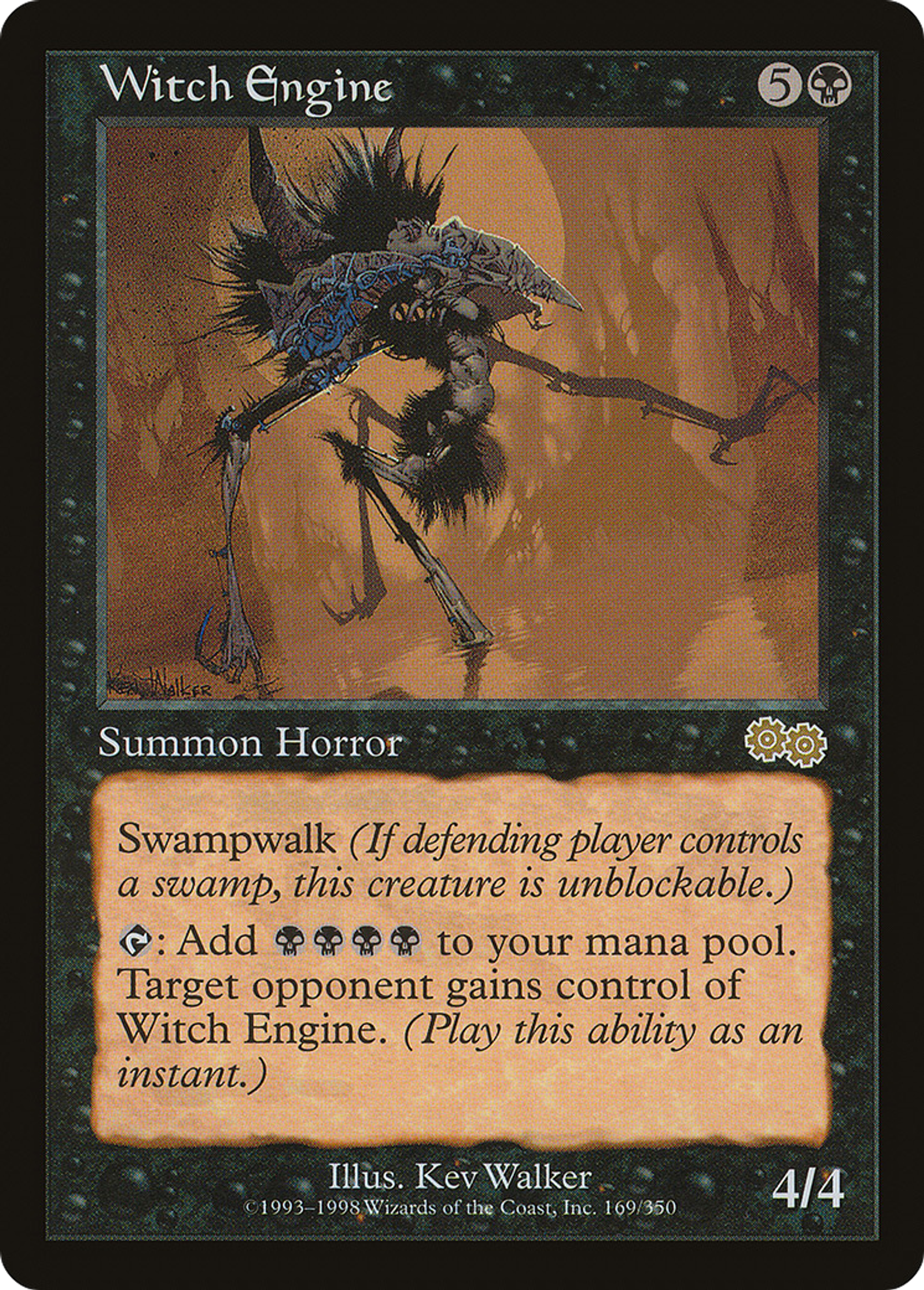 Engin de sorcière — Urza's Saga — Magic: The Gathering