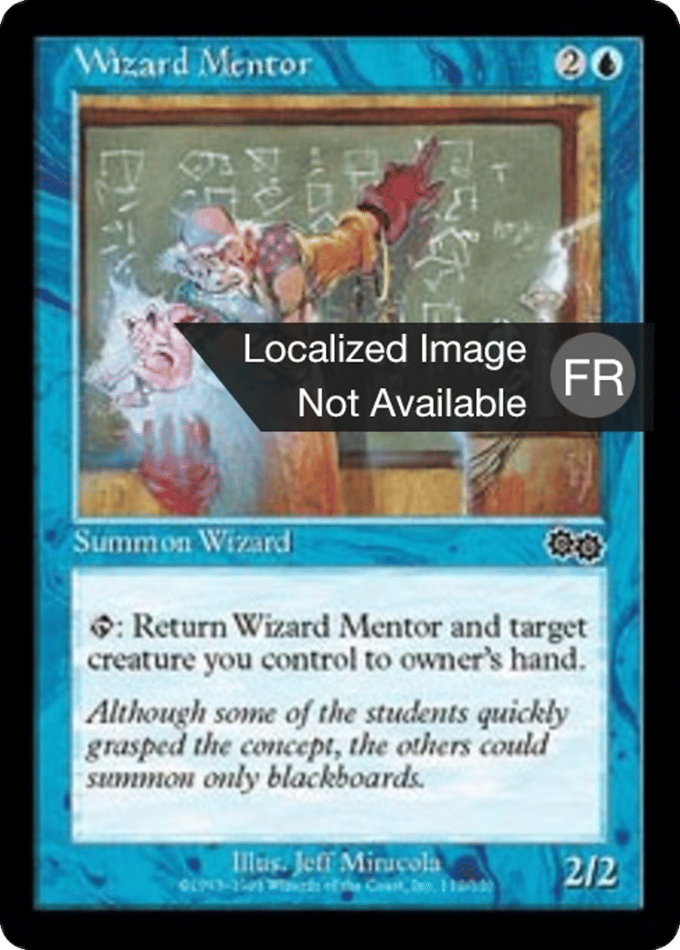 Mentor sorcier — Urza's Saga — Magic: The Gathering