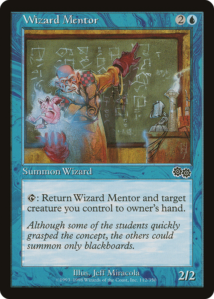 Wizard Mentor — Urza's Saga — Magic: The Gathering