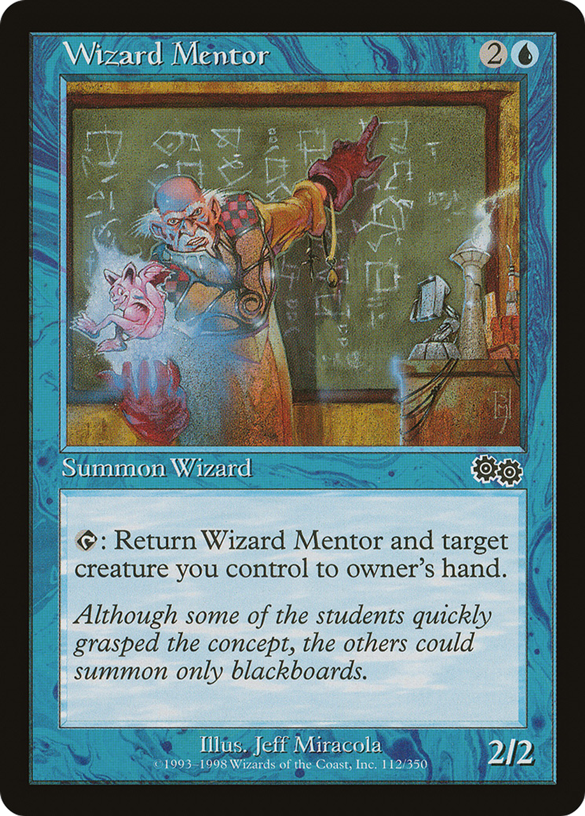 Mentor sorcier — Urza's Saga — Magic: The Gathering