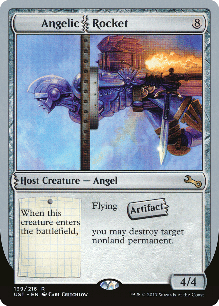 Angelic Rocket — Unstable — Magic: The Gathering