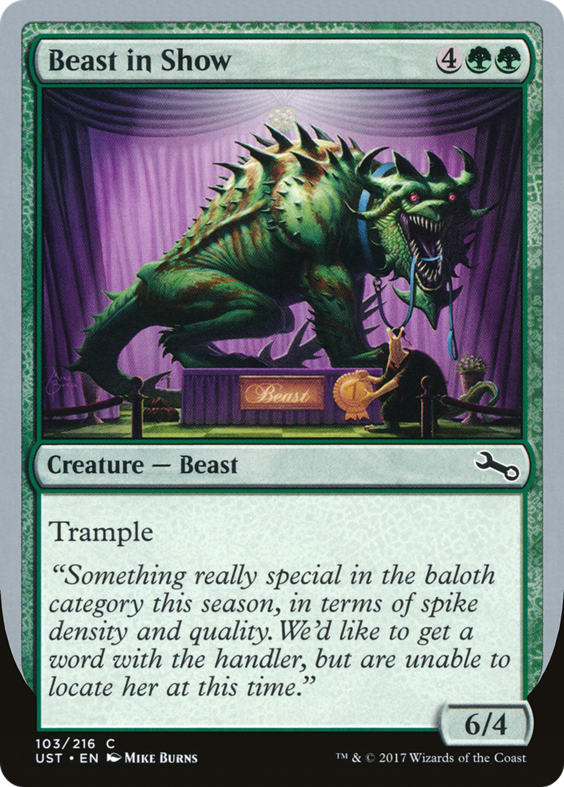 Beast in Show — Unstable — Magic: The Gathering