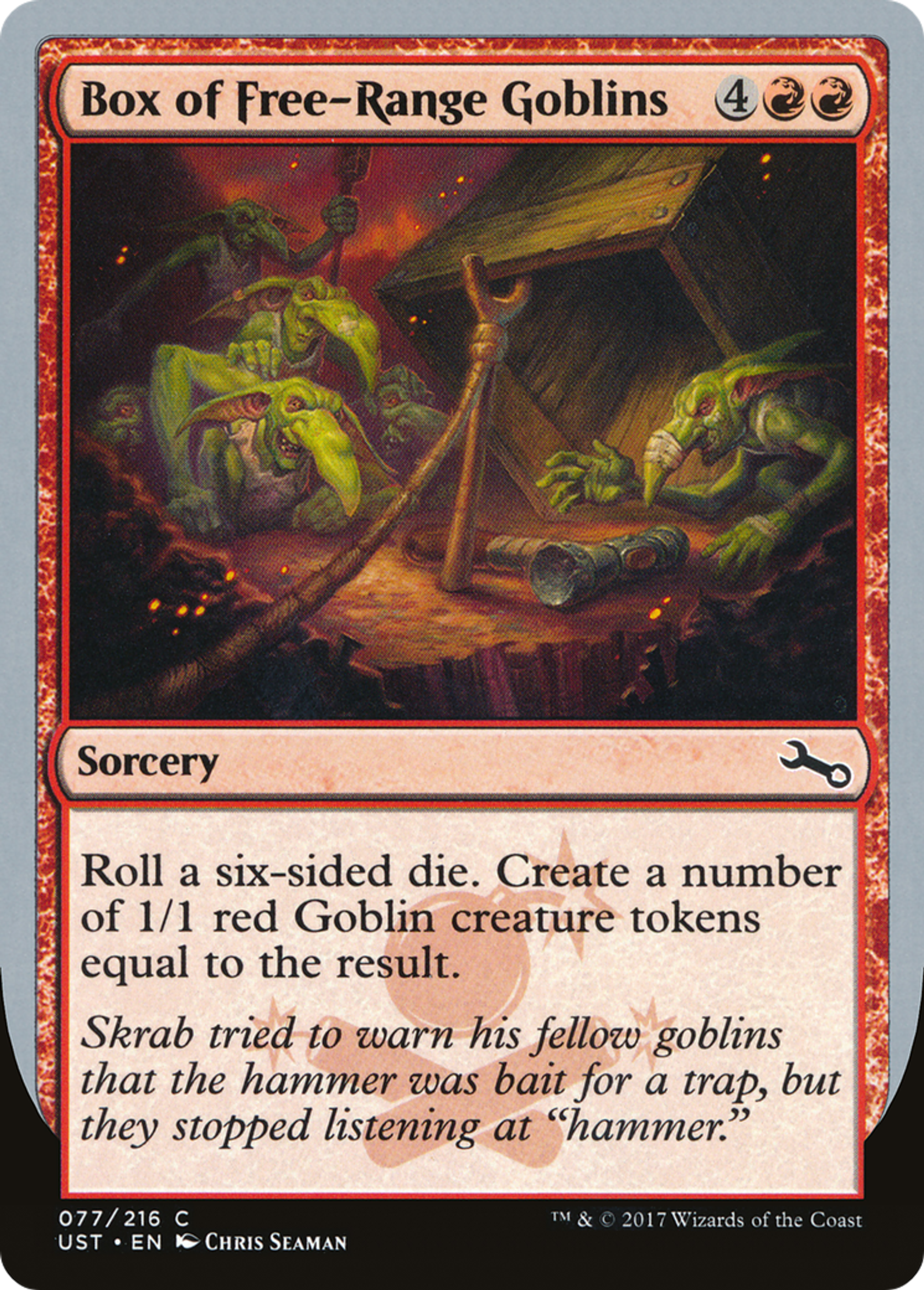 Box of Free-Range Goblins — Unstable — Magic: The Gathering