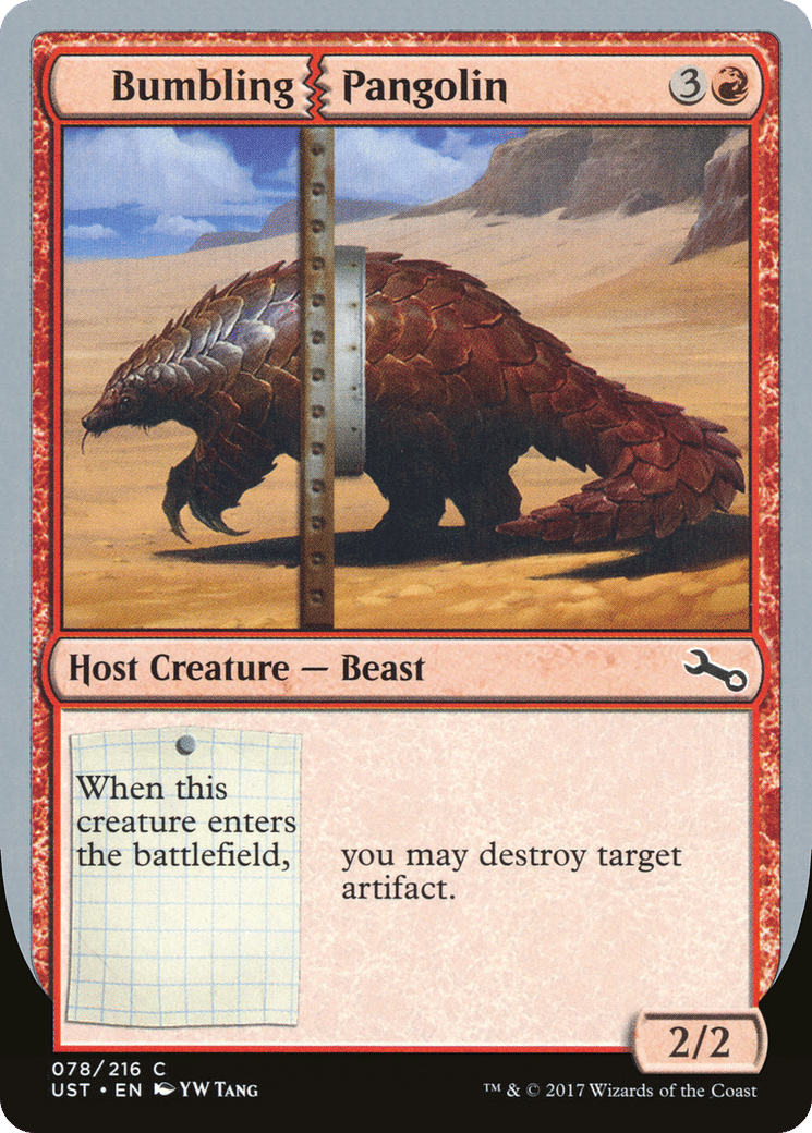 Bumbling Pangolin — Unstable — Magic: The Gathering