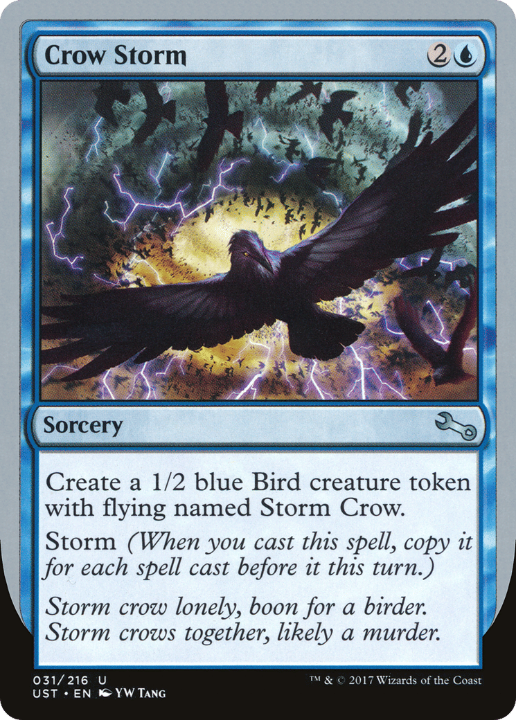 Crow Storm — Unstable — Magic: The Gathering