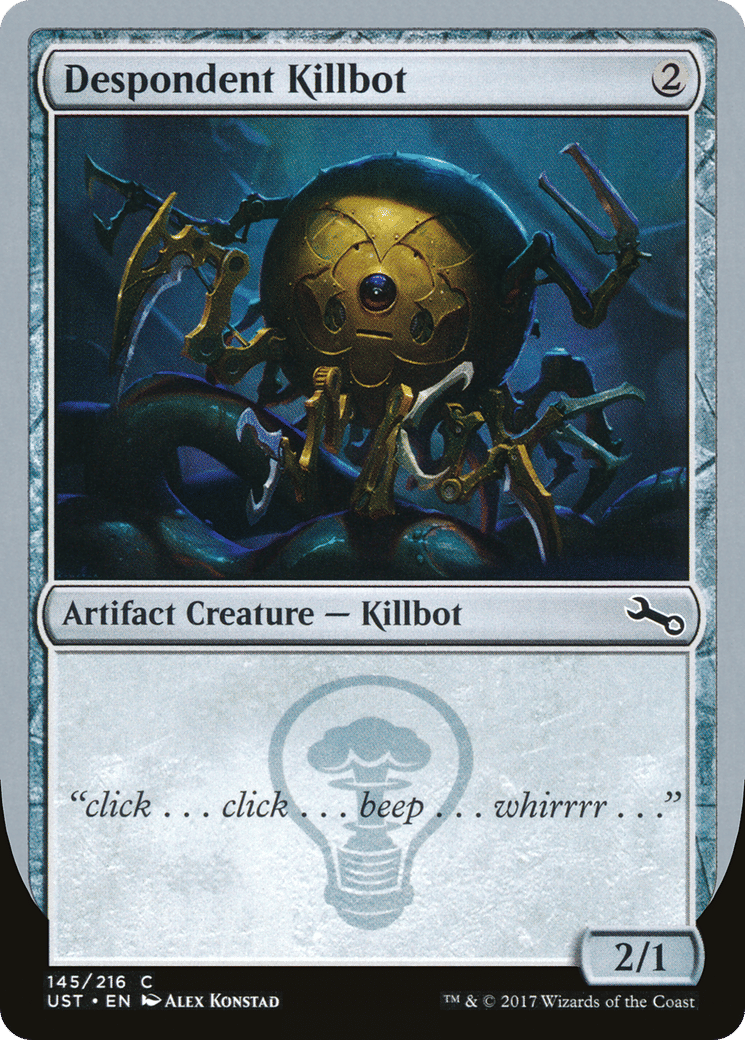 Despondent Killbot — Unstable — Magic: The Gathering