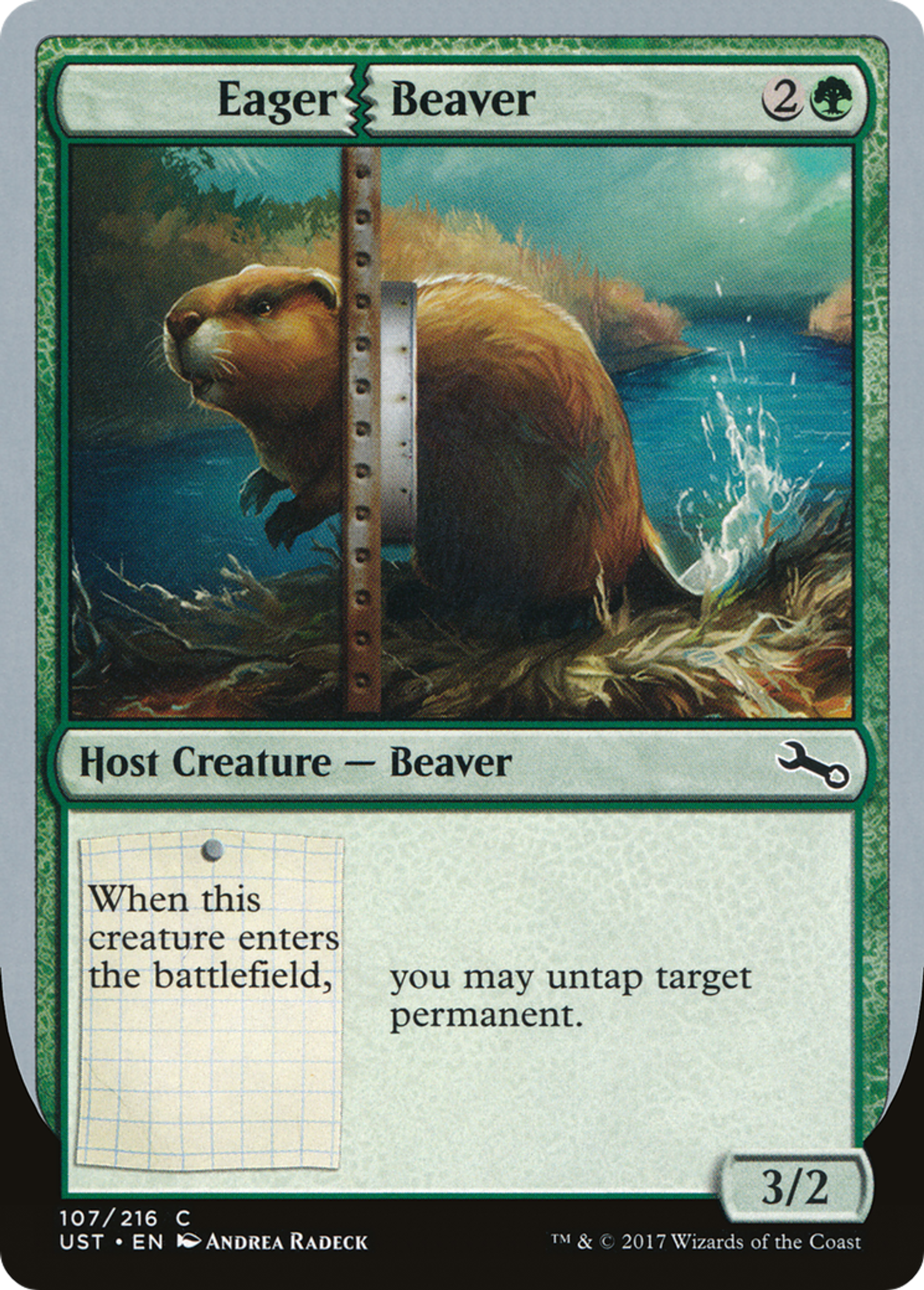 Eager Beaver — Unstable — Magic: The Gathering