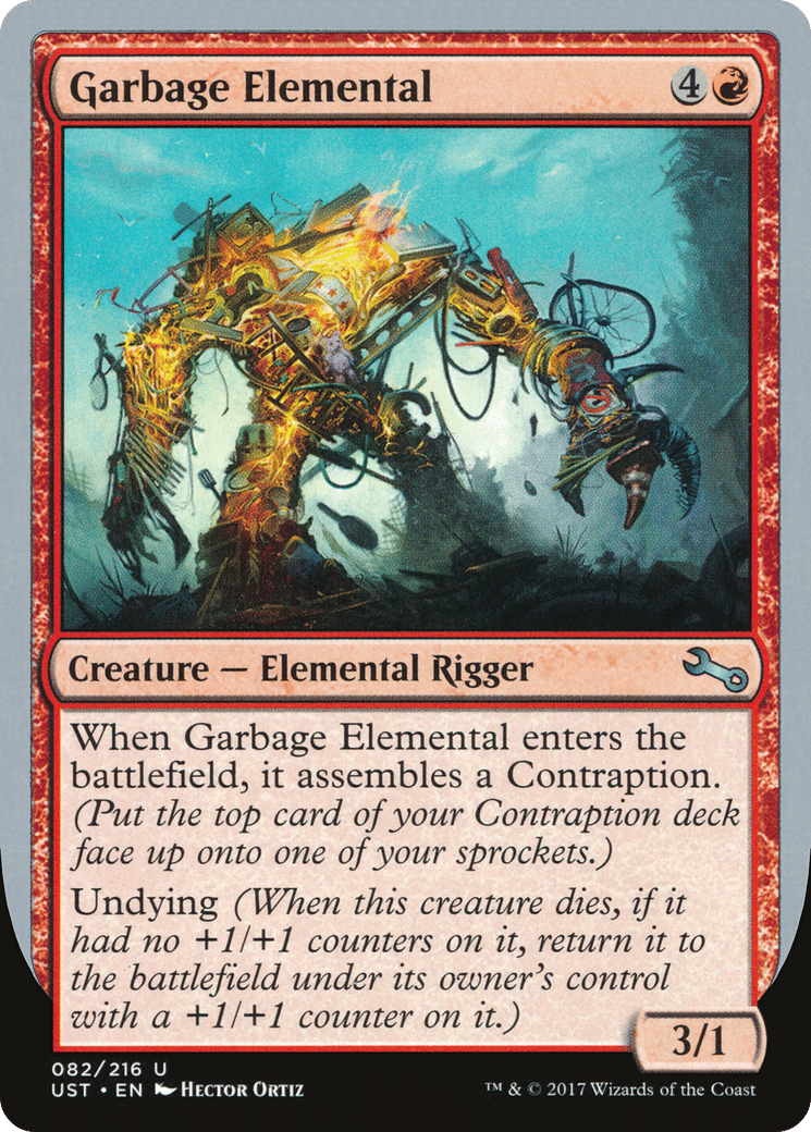 Garbage Elemental — Unstable — Magic: The Gathering