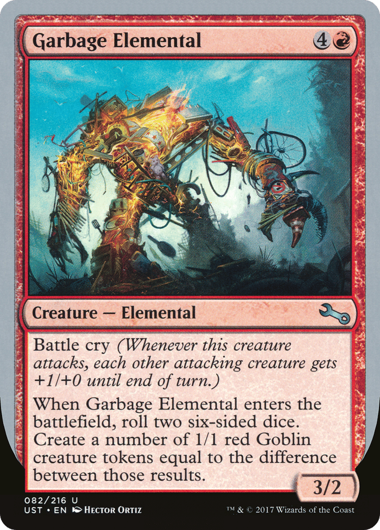 Garbage Elemental — Unstable — Magic: The Gathering