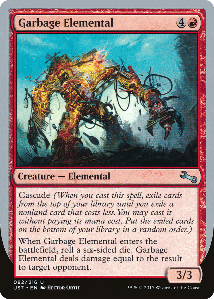Garbage Elemental — Unstable — Magic: The Gathering