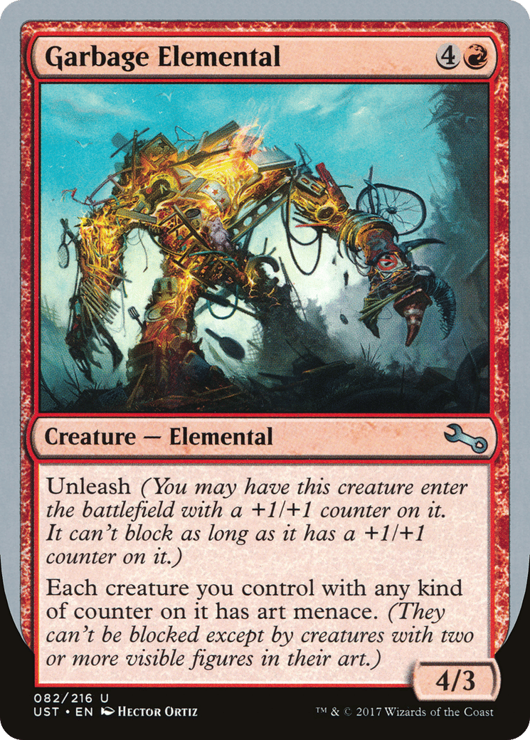 Garbage Elemental — Unstable — Magic: The Gathering
