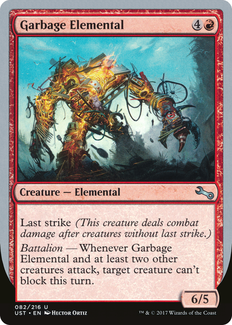 Garbage Elemental — Unstable — Magic: The Gathering