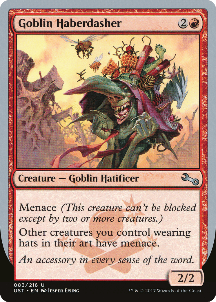 Goblin Haberdasher — Unstable — Magic: The Gathering