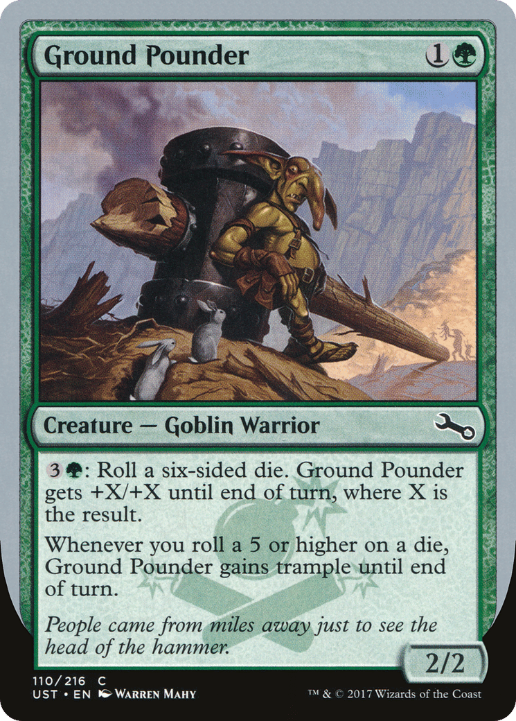 Ground Pounder — Unstable — Magic: The Gathering