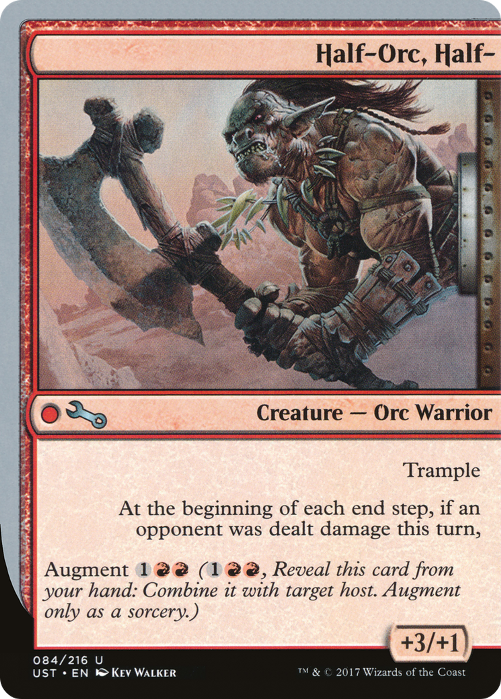 Half-Orc, Half- — Unstable — Magic: The Gathering