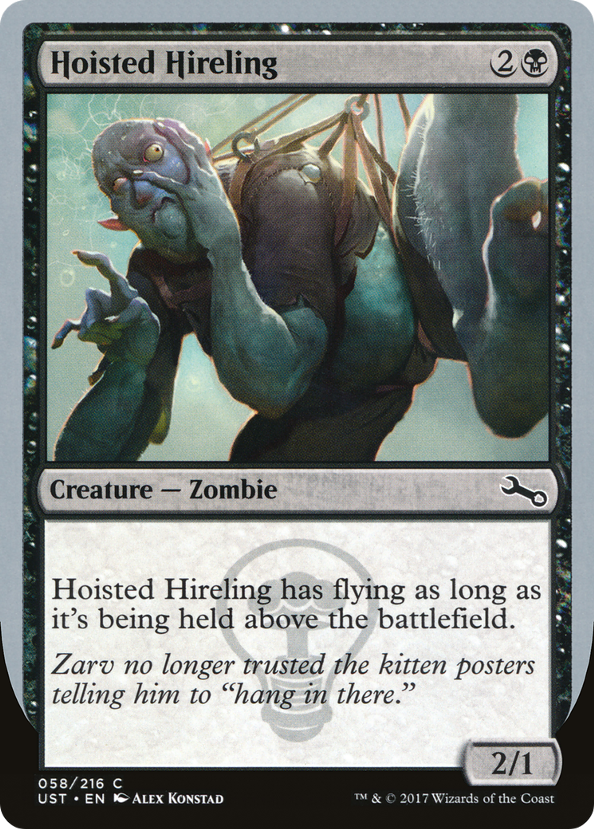Hoisted Hireling — Unstable — Magic: The Gathering