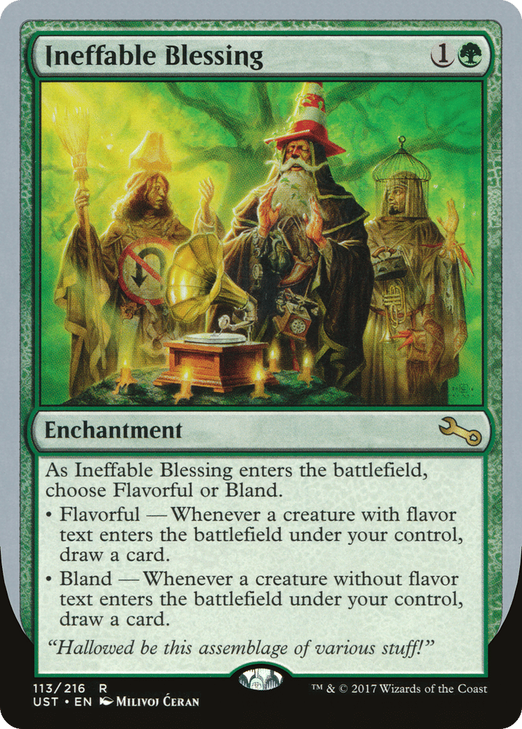 Ineffable Blessing — Unstable — Magic: The Gathering