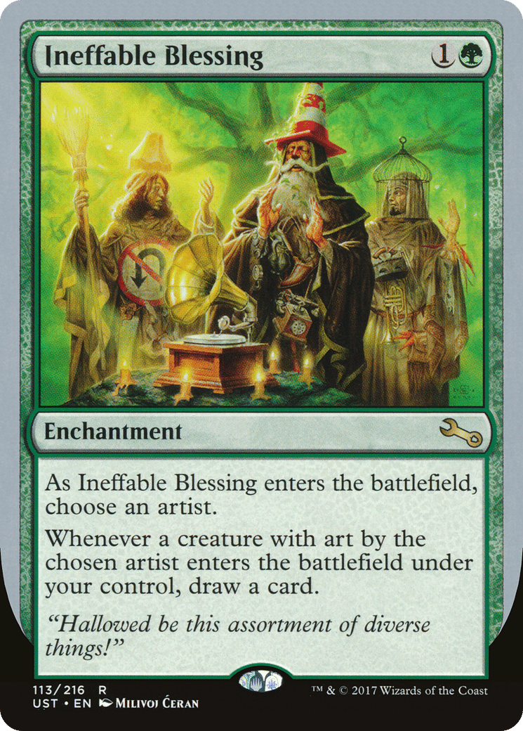 Ineffable Blessing — Unstable — Magic: The Gathering