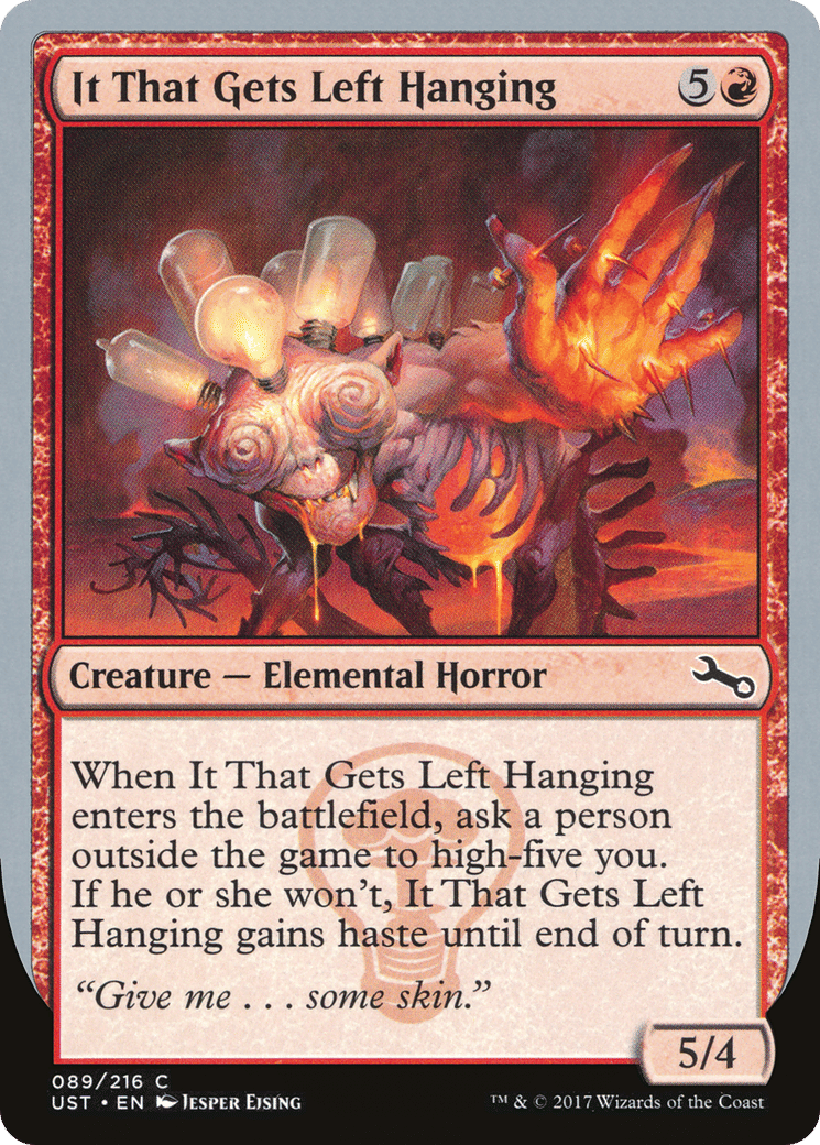 It That Gets Left Hanging — Unstable — Magic: The Gathering