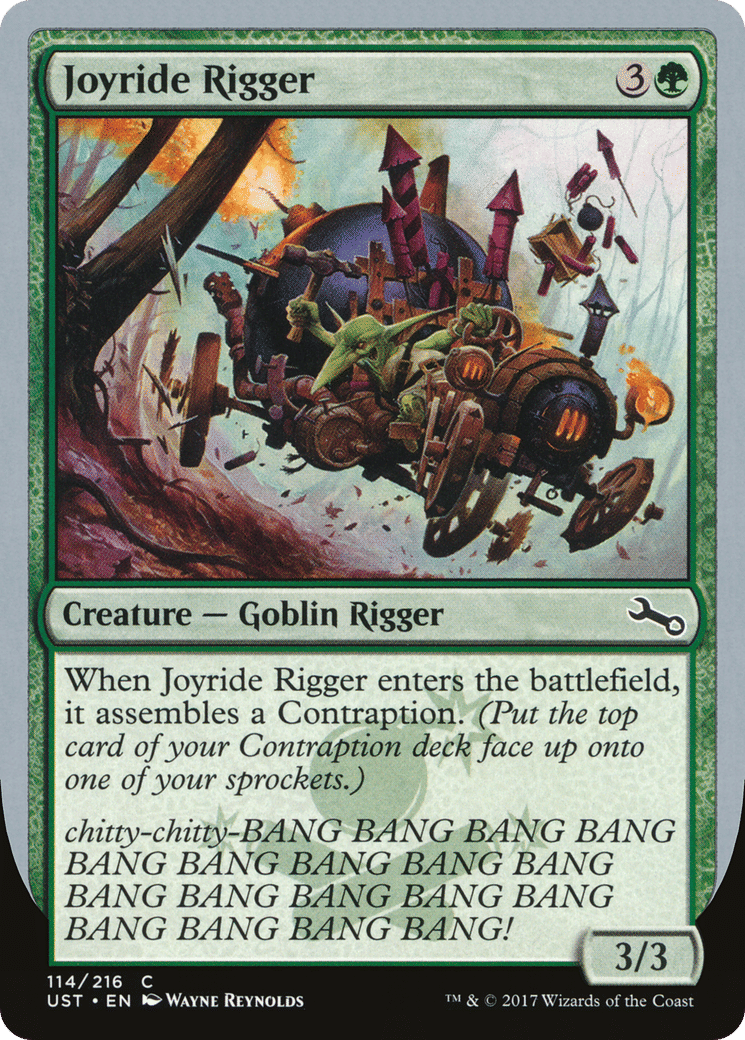 Joyride Rigger — Unstable — Magic: The Gathering