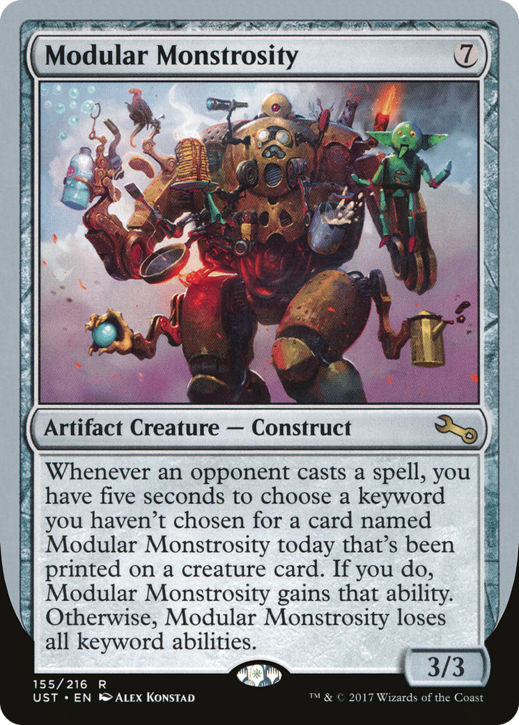 Modular Monstrosity — Unstable — Magic: The Gathering