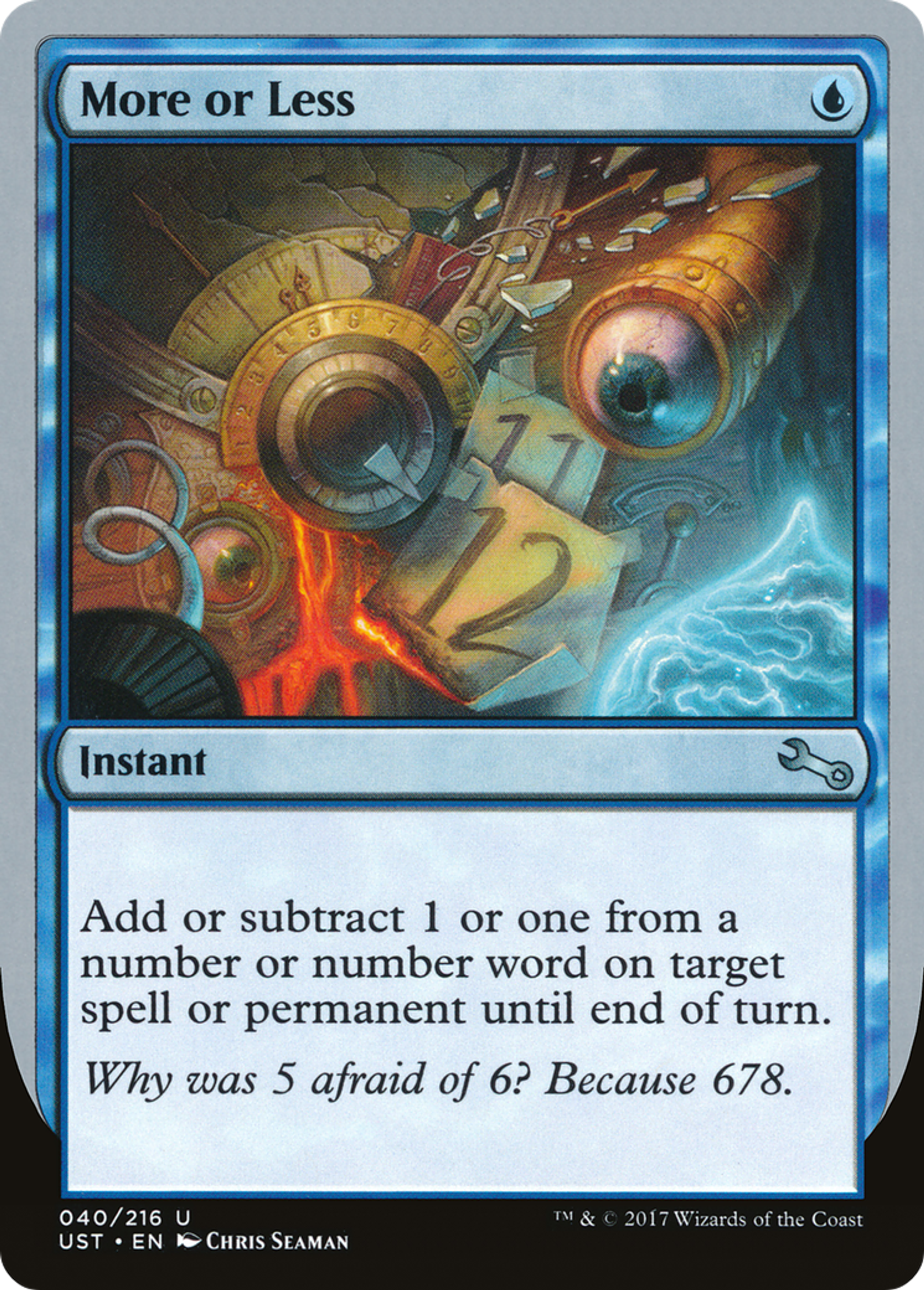 More or Less — Unstable — Magic: The Gathering