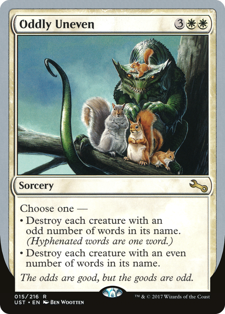Oddly Uneven — Unstable — Magic: The Gathering